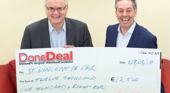 SVP - News - Three charities receive €37,526 from DoneDeal Charity Month Initiative