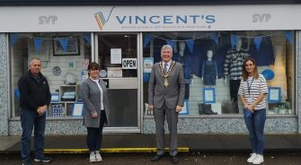 SVP - News - Mayor of Causeway Coast and Glens visits Vincent's to celebrate Second Hand September