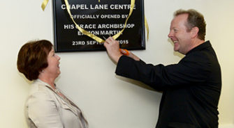 SVP - News - Archbishop Eamon Martin Official Opening Chapel Lane Centre Armagh