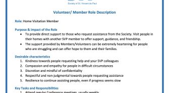 SVP Volunteer-Home Visitation