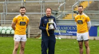 SVP - News - ANTRIM GAELS KICK OFF CHRISTMAS WITH £8,000 DONATION TO ST VINCENT DE PAUL