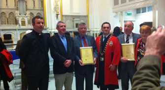 SVP - News - Drogheda Area President Joe Sweeney is recognised for his contribution to Society